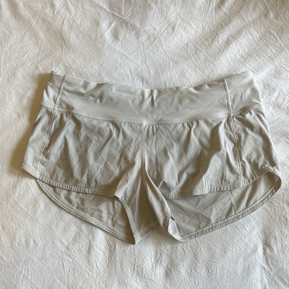 Lululemon Athletica Women's White Athletic Shorts